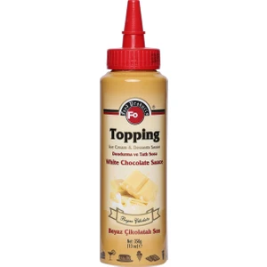 Beyaz Çikolatalı Topping Dondurma Sosu 350 gr