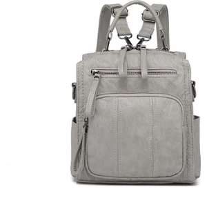 Yıkama Deri Sırt Askılı Kadın Çantası 21K Barcelona 1915