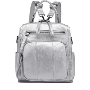 Yıkama Deri Sırt Askılı Kadın Çantası 21K Barcelona 1915