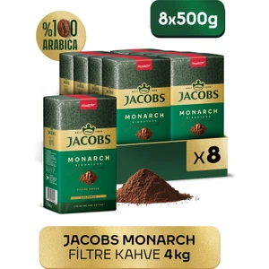 Set 8 adet Jacobs Monarch Filtre Kahve 500 gr