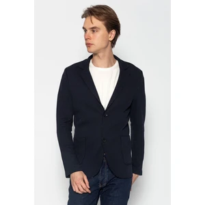 Erkek Düğmeli Cepli Rahat Klasik Ceket