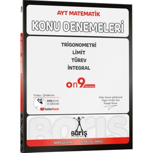 Barış Yayınları Ayt Matematik Trigonometri Limit Türev Integral Konu Denemeleri