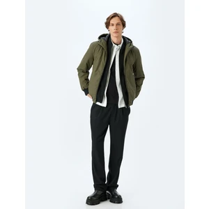 Mevsimlik Ceket Slim Fit Fermuarlı