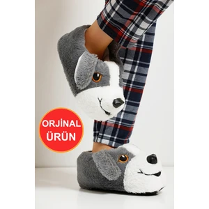 Orjinal Yumuşak Taban Sevimli Köpek Panduf