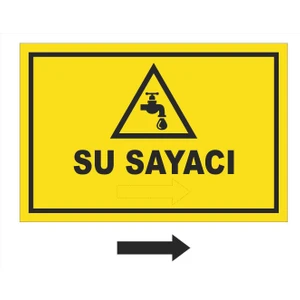 Uyarı Levhası/Su Sayacı