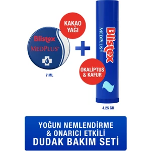 Medplus Dudak Koruyucu Kavanoz 7ml + Medplus Dudak Koruyucu Stick