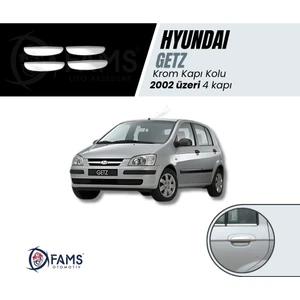 Fams Otomotiv  Hyundai Getz Krom Kapı Kolu 4 Kapı 2002> Paslanmaz Çelik
