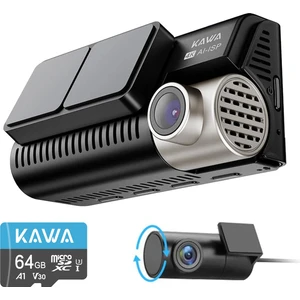 D11 2 Kameralı Ön / Arka 4K+1080P Sony Starvıs Sensörlü Yapay Zeka Destekli Wi-Fi Gps'li Araç Kamerası
