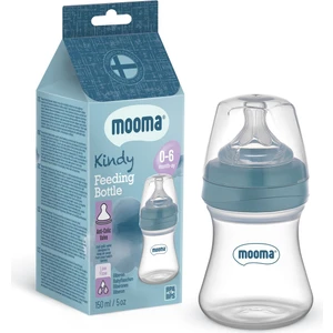 Kindy Biberon 150 ml 0-6 Ay (Yavaş Akış) - Bowl Blue
