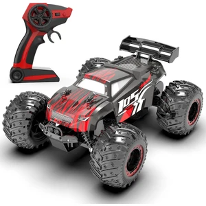 Q105 2.4g Rc Elektrikli Tırmanma Arazi Aracı (Siyah Kırmızı) (Yurt Dışından)