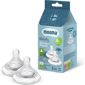Kindy 2li Biberon Emziği 18+ Ay Silikon ve Anti-Kolik Valfli Konforlu Beslenme