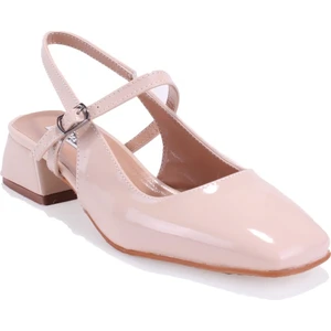 DZA07-81500 Ten Rugan Klasik Topuklu Kadın Ayakkabı