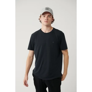 Erkek Antrasit Soft Touch Bisiklet Yaka T-shirt B001031