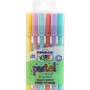 Kıdz Pastel 6 Lı Keçeli Kalem
