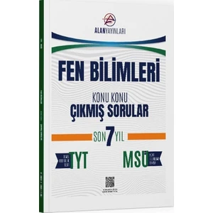 Tyt Msü Fen Bilimleri Konu Konu Çıkmış Sorular Son 7 Yıl Alan Yayınları