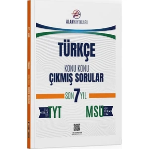 Tyt Msü Türkçe Konu Konu Çıkmış Sorular Son 7 Yıl Alan Yayınları