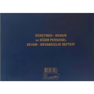 Öğretmen-memur Ve Diğer Personel Devam-devamsızlık Defte