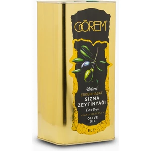 Görem Zeytin Erken Hasat Taş Baskı Sızma Zeytinyağı 5 Lt