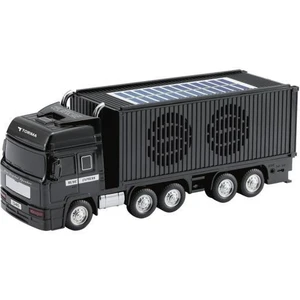 D45 Siyah Tır Bluetooth Hoparlör Fm-Aux-Usb Destekli Güneş Enerjili Speaker