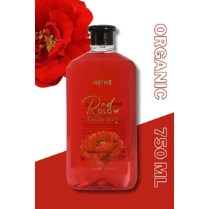Organik Bahar Kokulu Duş Jeli 750 ml – Canlandırıcı Etkili Kırmızı Işıltı Serisi, Tüm Cilt Tipleri İçin