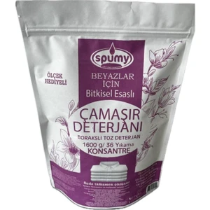 Toz Çamaşır Deterjan 1600 gr Beyazlar 36 Yıkama