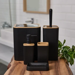 Bath Mina Due 5'li Banyo Seti - Siyah