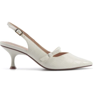 Nine West LUBAN 5FX Krem Kadın Topuklu Ayakkabı
