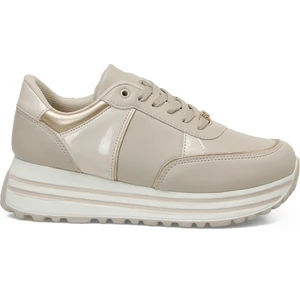 24S-013 5fx Bej Kadın Sneaker