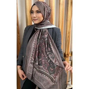 Hanzade Eşarp Etnik Desen Soft Şal