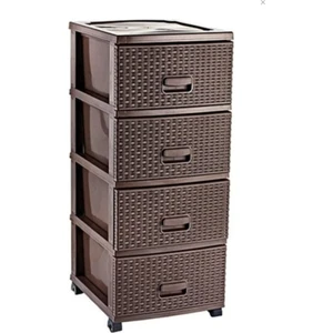 Plastik Komidin, 4 Çekmeceli Şifonyer, Sebzelik