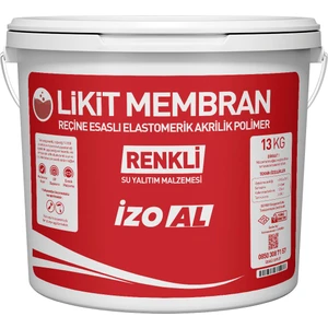 İZOAL 13 KG Kırmızı Elastomerik Reçine Esaslı ve UV Dayanımlı Likit Membran