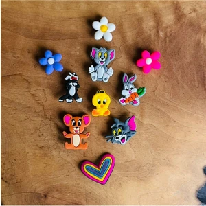 Jibbitz Terlik Süsü 10 Lu Set Sylvester,tom,tweety,tavşan