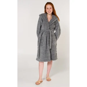 Uzun Welsoft Kapüşonlu Kadın Sabahlık