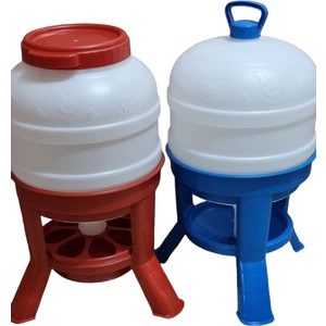 Ayaklı 30 Lt Tavuk Suluk + 30 kg Yemlik