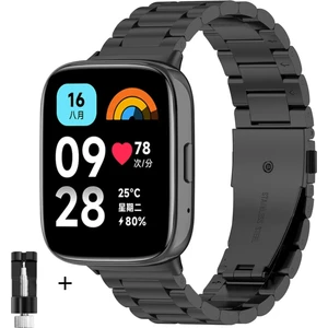 MMP Shop Xiaomi Redmi Watch 5 Active/lite Amazfit Gtr 2e 47MM Uyumlu 22MM Paslanmaz Çelik Akıllı Saat Kordonu