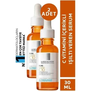 La Roche-Posay Pure Vitamin C10 Antioksidan 2 Adet 30 ml Serum