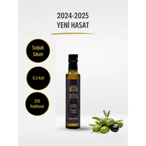Green Amour Yeni hasat, Soğuk Sıkım, 0,3 Asit, 370 Polifenol,  Naturel Sızma Zeytinyağı