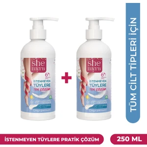 She Myra Tüy Dökücü Lazer Etkili  Krem Aloe Vera ve E Vitamini 250 ml