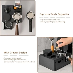 Espresso Tamping Istasyonu Düzenleyici Kahve Tamper Tutucu (Yurt Dışından)