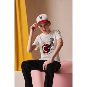 Erkek Çocuk Atatürk Baskılı Gabardin Cap Şapka A0399A824SM