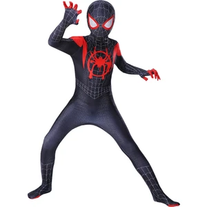 Grace Hub Cadılar Bayramı Örümcek Adam Leotard Miles Tulum Seti (Yurt Dışından)