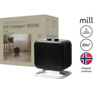 Compact PTC Isıtıcı Fan 1800W - Siyah
