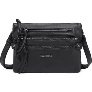 Yıkama Deri Askılı Kadın Postacı Çantası 21K Barcelona 1920