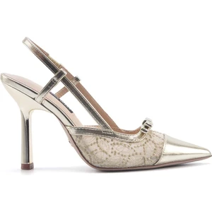 Nine West ELISABETH 5FX Altın Kadın Topuklu Sandalet