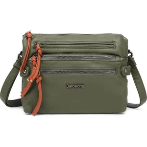 Yıkama Deri Askılı Kadın Postacı Çantası 21K Barcelona 1920