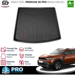 Renault Duster 4x4 3D Pro Bagaj Havuzu Üst Bagaj 2024 Üzeri
