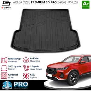 Chery Tiggo 7 Pro 3D Pro Bagaj Havuzu 2022 Üzeri