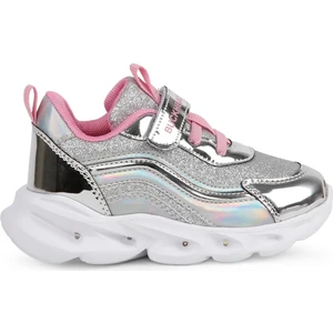 Çocuk Işıklı Cırtlı Günlük Ayakkabı BUCK4430 Glossy Shıny