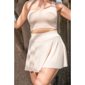 Kadın Buzzy Kumaş Spor Şort Etek