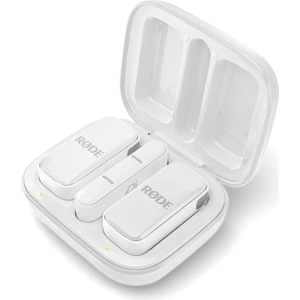 Wireless Micro İki Kişilik Yaka Mikrofonu (Beyaz)